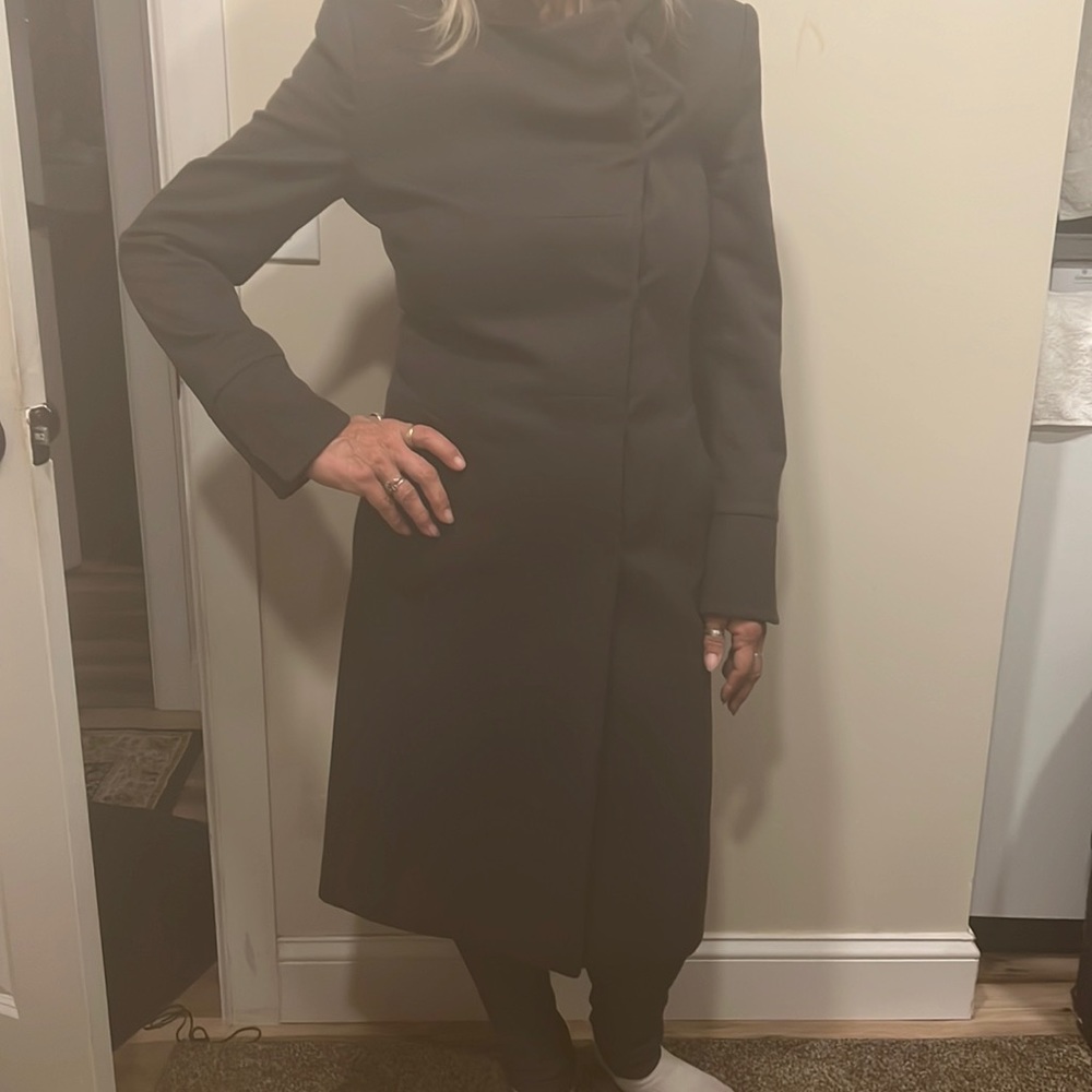 Yves Saint Laurent rive gauche wool Peacoat